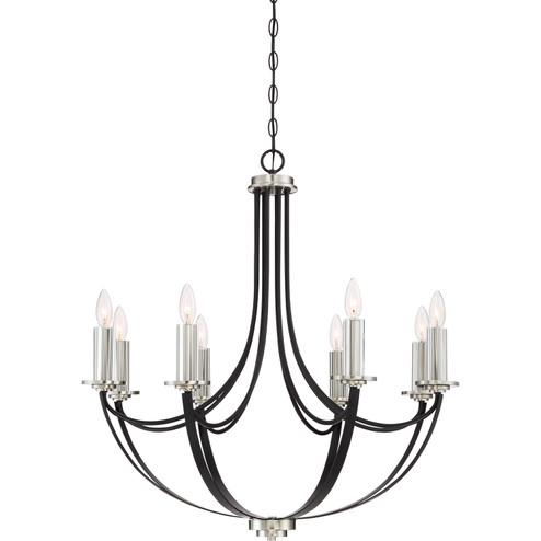 Alana Eight Light Chandelier in Mystic Black (10|ANA5008K)