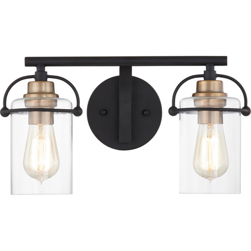 Emerson Two Light Bath in Matte Black (10|EMR8602MBK)