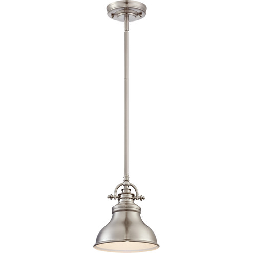 Emery One Light Mini Pendant in Brushed Nickel (10|ER1508BN)