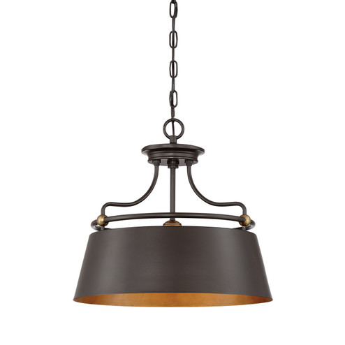 Fairview Three Light Pendant in Western Bronze (10|FV2818WT)