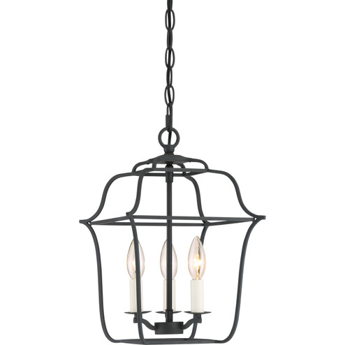 Gallery Three Light Foyer Pendant in Royal Ebony (10|GLY5203BA)