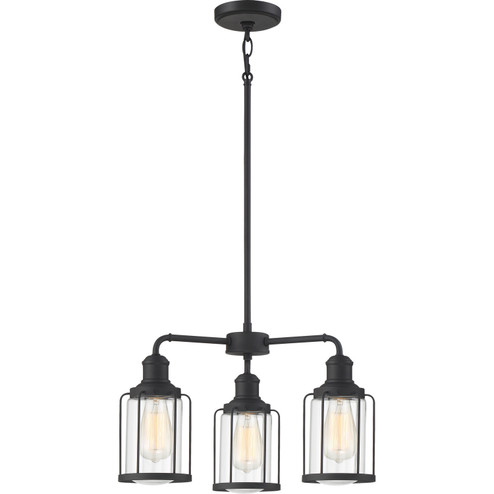 Ludlow Three Light Chandelier in Earth Black (10|LUD5020EK)