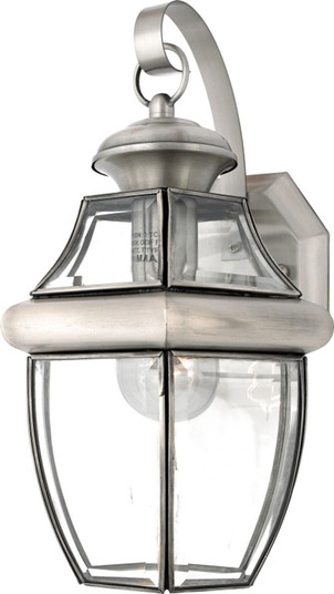 Newbury One Light Outdoor Wall Lantern in Pewter (10|NY8316P)