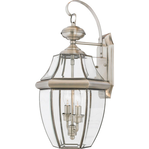 Newbury Two Light Outdoor Wall Lantern in Pewter (10|NY8317P)