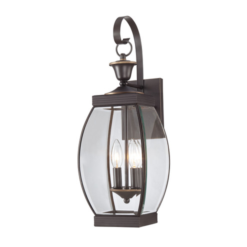 Oasis Two Light Outdoor Wall Lantern in Medici Bronze (10|OAS8408Z)