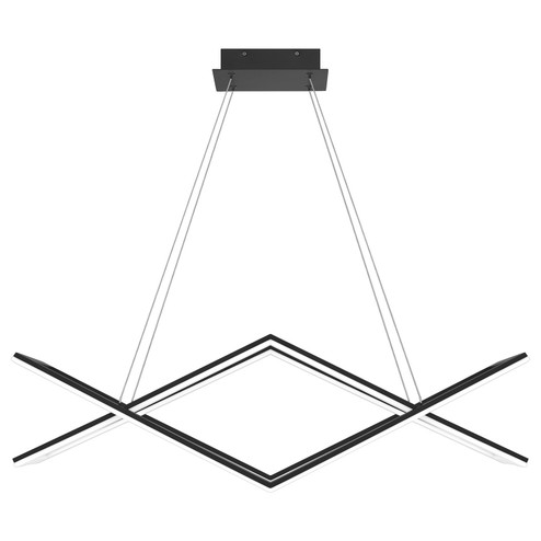 Newman LED Linear Chandelier in Matte Black (10|PCNEW136MBK)
