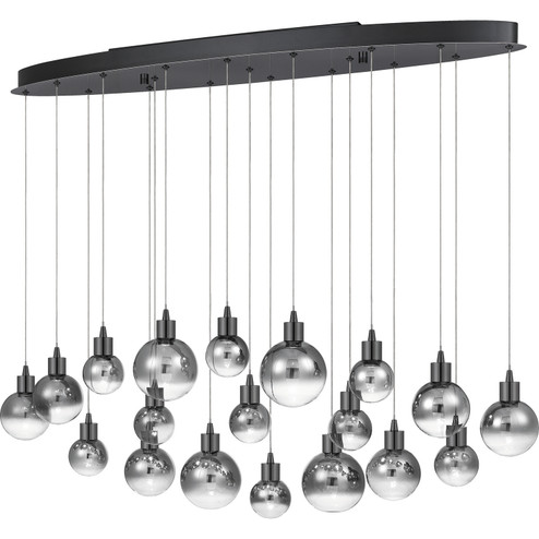Shadow LED Island Chandelier in Black Chrome (10|PCSH1941BCH) Shadow LED Island Chandelier in Black Chrome (10|PCSH1941BCH)