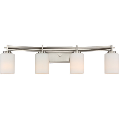 Taylor Four Light Bath Fixture in Brushed Nickel (10|TY8604BN)