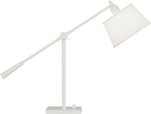 Real Simple One Light Table Lamp in Stardust White Powder Coat over Steel (165|1803)