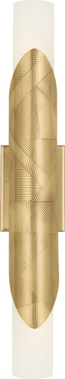 Michael Berman Brut Two Light Wall Sconce in Modern Brass (165|621)