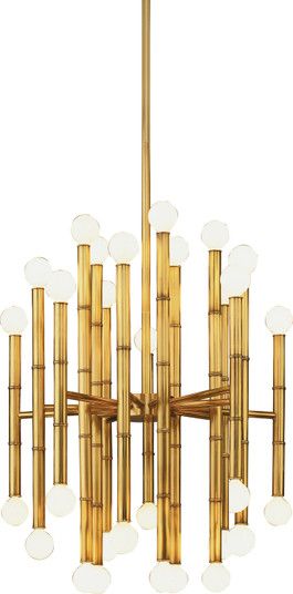Jonathan Adler Meurice 30 Light Chandelier in Modern Brass (165|654)
