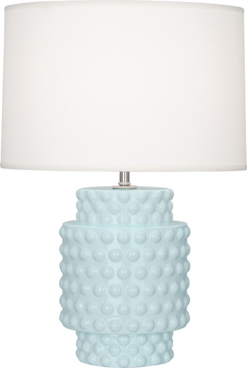Dolly One Light Accent Lamp in Baby Blue Glazed Textured Ceramic (165|BB801)