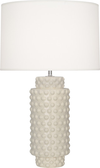 Dolly One Light Table Lamp in Bone Glazed Textured Ceramic (165|BN800)