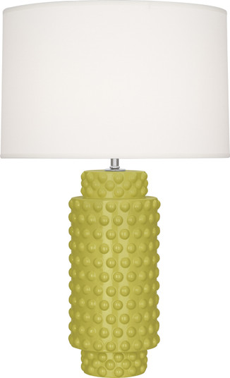 Dolly One Light Table Lamp in Citron Glazed Textured Ceramic (165|CI800)