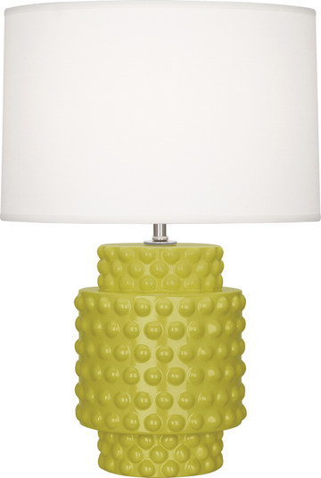 Dolly One Light Accent Lamp in Citron Glazed Textured Ceramic (165|CI801)