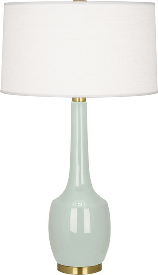Delilah One Light Table Lamp in Celadon Glazed Ceramic (165|CL701)