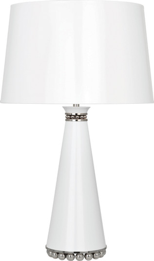Pearl One Light Table Lamp in Lily Lacquered Paint, Polished Nickel (165|LY45)