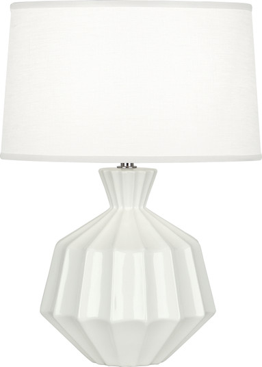 Small Orion One Light Accent Lamp in Lily Glazed Ceramic (165|LY989)