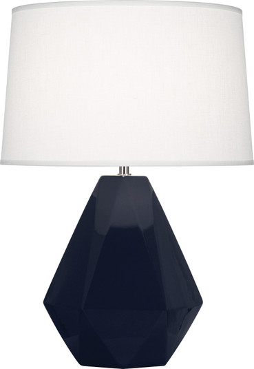 Delta One Light Table Lamp in Midnight Blue Glazed Ceramic (165|MB930)