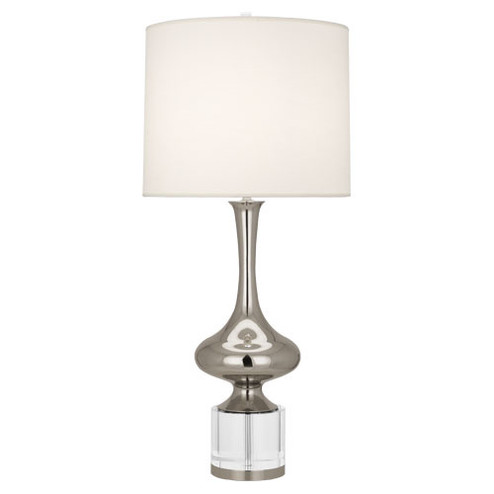 Jeannie One Light Table Lamp in Polished Nickel w/ Clear Crystal (165|S209)