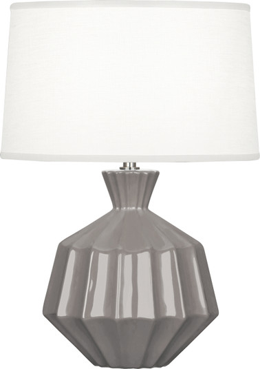Small Orion One Light Accent Lamp in Smokey Taupe Glazed Ceramic (165|ST989)
