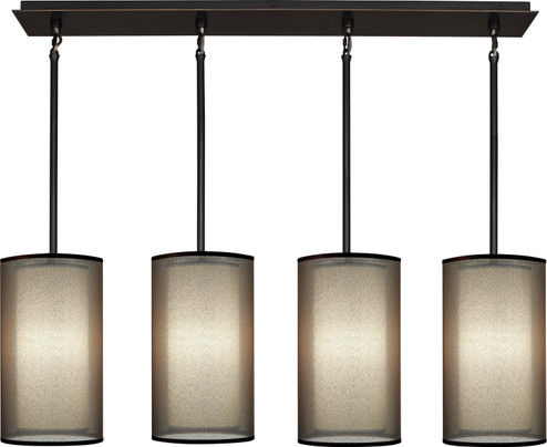 Saturnia Four Light Chandelier in Deep Patina Bronze (165|Z2155)