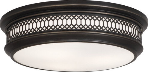 Williamsburg Tucker Three Light Flushmount in Deep Patina Bronze (165|Z307)