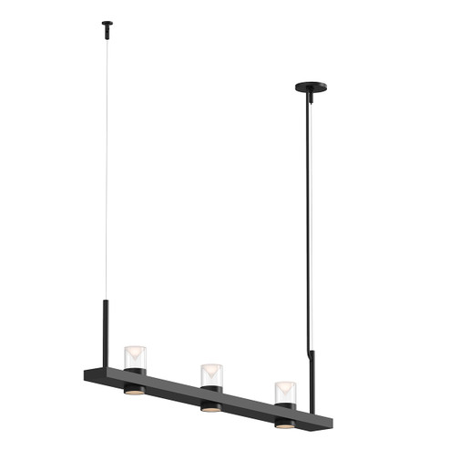 Intervals LED Pendant in Satin Black (69|20QKL04B)