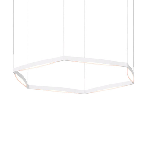 Ola LED Pendant in Satin White (69|22QWRR01120PHA)