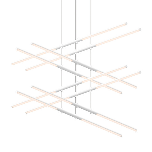 Tik-Tak LED Pendant in Satin White (69|2804.03)