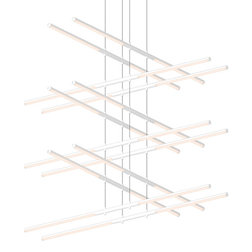 Tik-Tak LED Pendant in Satin White (69|2806.03)