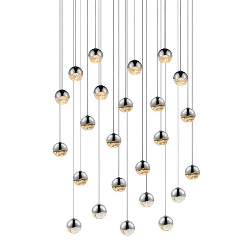 Grapes LED Pendant in Polished Chrome (69|2918.01-SML)