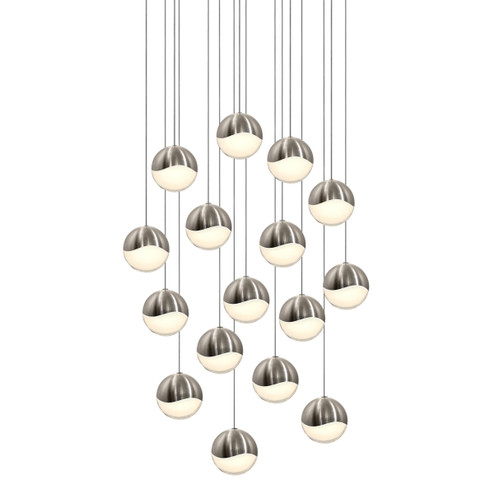 Grapes LED Pendant in Satin Nickel (69|2923.13-LRG)