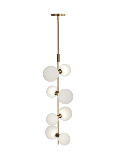 ModernRail LED Pendant in Aged Brass (182|700MDP3GRR)