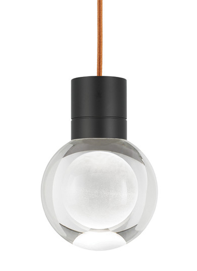 Mina LED Pendant in Black (182|700TDMINAP1CPB-LEDWD)