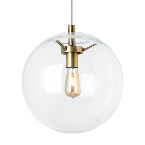 Palona One Light Pendant in Aged Brass (182|700TDPLNPCR)