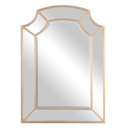 Francoli Mirror in Antiqued Gold Leaf (52|12929)