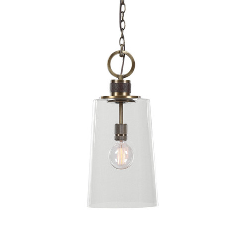 Rosston One Light Mini Pendant in Antique Brass (52|21522)