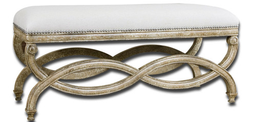 Karline Bench in Antiqued Almond (52|23075)