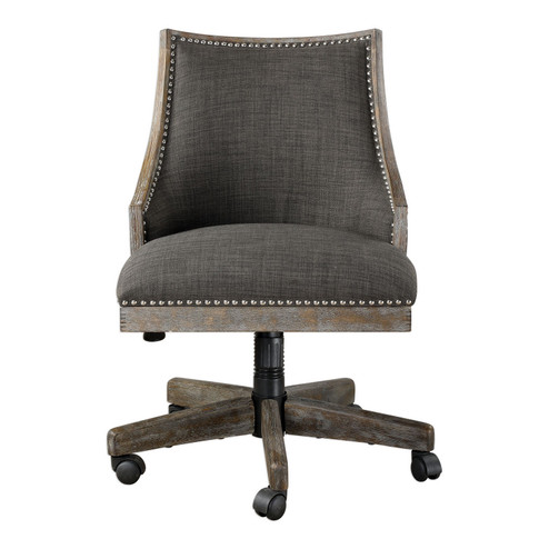 Aidrian Desk Chair in Polished Nickel (52|23431)
