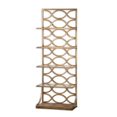 Lashaya Etagere in Gold Leaf (52|24447)