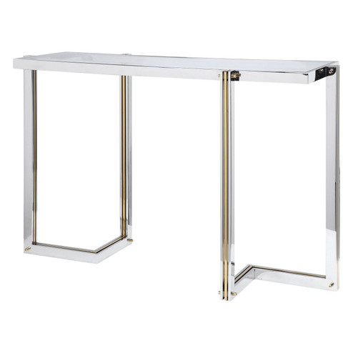 Locke Console Table in Polished Nickel (52|24937)