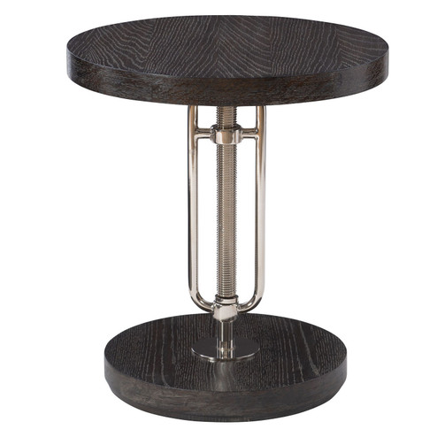 Emilian Accent Table in Polished Nickel (52|25385)