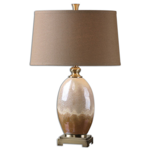 Eadric One Light Table Lamp in Brushed Antiqued Gold (52|26156)