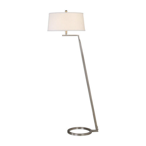 Ordino One Light Floor Lamp in Brushed Nickel (52|28108)