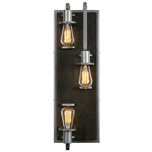 Lofty Three Light Wall Sconce in Steel (137|268W03SL)