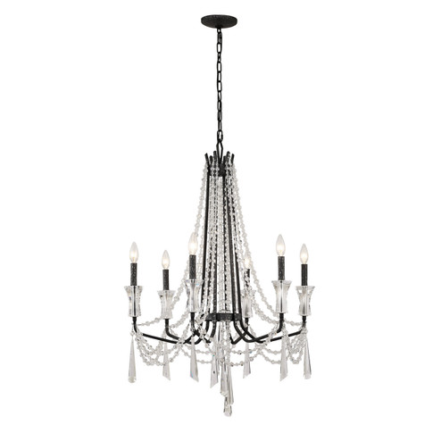 Barcelona Six Light Chandelier in Onyx (137|270C06OX)