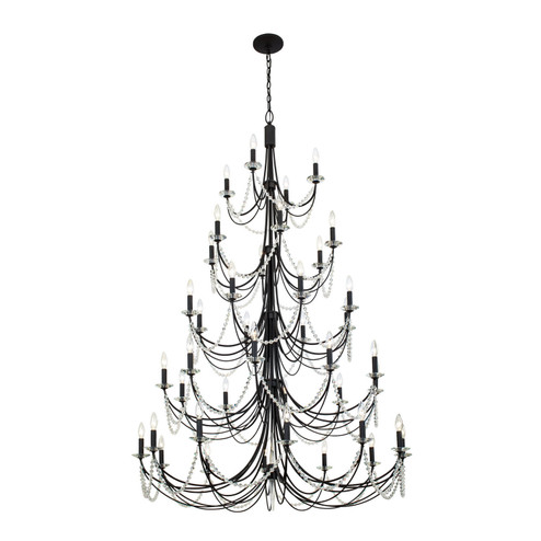Brentwood 40 Light Chandelier in Carbon (137|350C40CB)