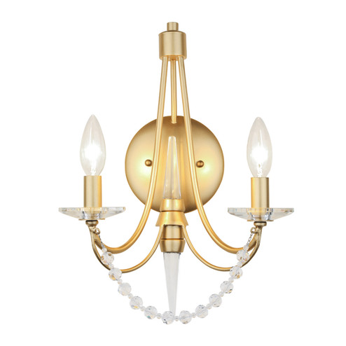 Brentwood Two Light Wall Sconce in French Gold (137|350W02FG)