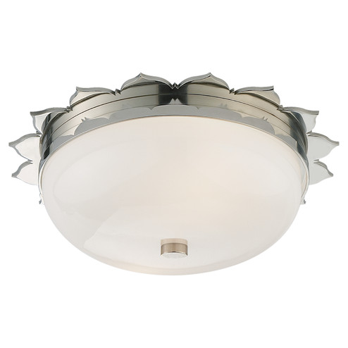 Rachel Two Light Flush Mount in Polished Nickel (268|AH 4029PN-WG)